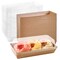 50 Pieces Kraft Bakery Boxes, Cookie Boxes, Small Treat Boxes for Pastry, Sandwich, Cupcakes, Strawberries, Dessert To Go Containers